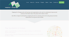Desktop Screenshot of mappingforchange.org.uk